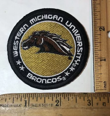 Vintage Western Michigan University Broncos Logo Patch NCAA College Football • $5.25