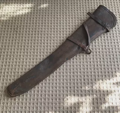 VERY RARE! WW1 US MARINE CORPS M1903 SPRINGFIELD RIFLE SCABBARD By B.BROS. 1918 • $799