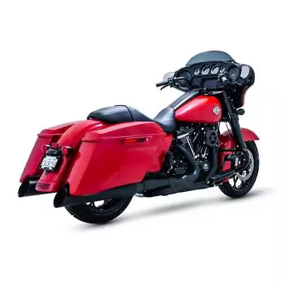 Vance & Hines 46371 Black Power Duals Head Pipes Headers 17-Up M8 Harley Tour... • $999.99