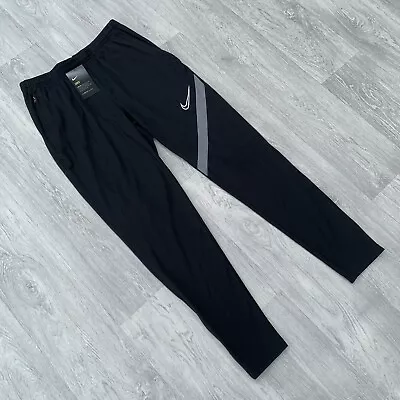 Nike Strike Academy Dri Fit Track Pants Training Bottoms - Black [BV6920-010] • $102.11