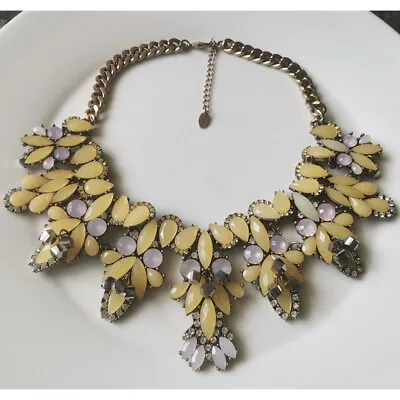 $29.99 • Buy 16  New Zara Floral Collar Statement Necklace Gift Vintage Women Party Jewelry