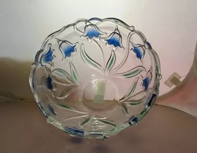 Vintage Mikasa Bluebells Bowl W/Original Label ~ 4.75 In Tall X 8 Diameter  • $20