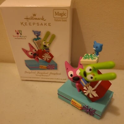 $14.95 • Buy Hallmark 2012 Hoops And Yoyo Magic Sound Ornament NIB Regalos! Feliz Navidad