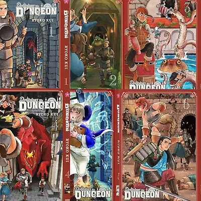 Delicious In Dungeon [English Version] Vol. 1-6 Manga Comic Ryoko Kui Haruta • $18.30