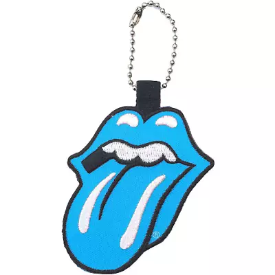 ROLLING STONES Official 'PATCH' Keyring Blue Tongue • $31.89