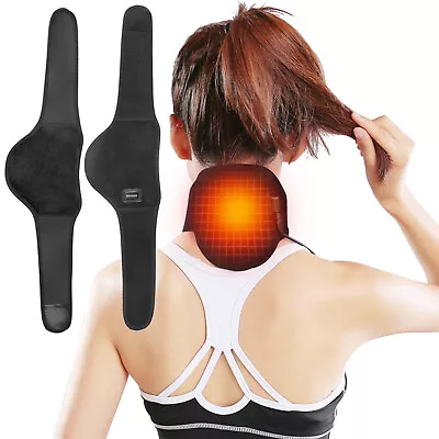 Heated Cervical Neck Wrap Magnetic For Women Men Shoulder Musle Neck Relief Pain • $14.99
