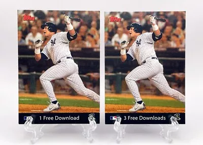 2006 Topps Alex Rodriguez ITunes Download Offer Lot Of 2 - 1 & 3 Free Downloads • $5.93