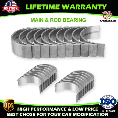 Fit For 03-10 Chrysler Dodge Jeep HEMI 5.7L 6.1L V8 Engine Main Rod Bearings Kit • $73.37