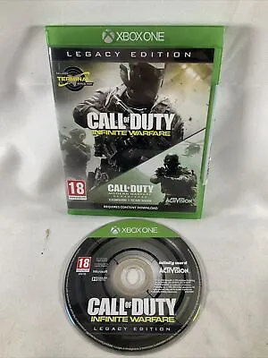 Call Of Duty Infinite Warfare Legacy Edition Xbox One Game UK PAL USED • $16.82