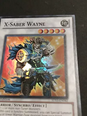 X-Saber Wayne SDS4-EN042 1st Edition. Holo. • $4.99