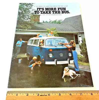 Vintage  1978 Volkswagen Bus Dealer Catalog • $7.99