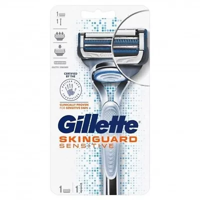 3x Gillette Skinguard Sensitive Mens  Razor Precision Trimmer • £14.95