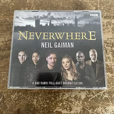 Neverwhere BBC Radio Full-Cast Dramatisation Drama Neil Gaiman Audio CD 2013 • £14.95