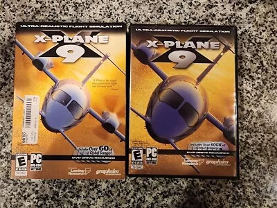 X-Plane 9 (PC 2008) 6 Disc Game Manual Case And Dust Cover • $9.99