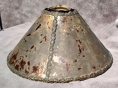 Vintage Antique C1900 Arts & Crafts Mica Kerosene Oil Lamp Shade • $165