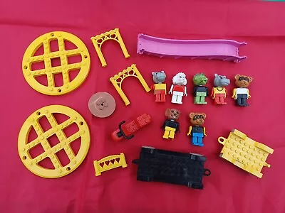 Fabuland Lego Bundle Inc Figures Carousel Pink Slide Motorcycle-vintage Rare • £16.99