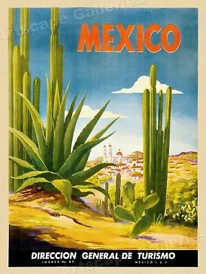 Mexico! 1930s Mexican Village Classic Vintage Style Travel Poster - 18x24 • $13.95