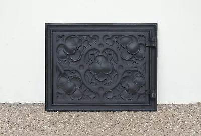 25.5 Cm X 32.5 Cm Cast Iron Fire Door Clay/bread Oven Door/pizza Smoke House • $86.26