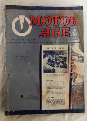 Chilton Motor Age Magazine • $10