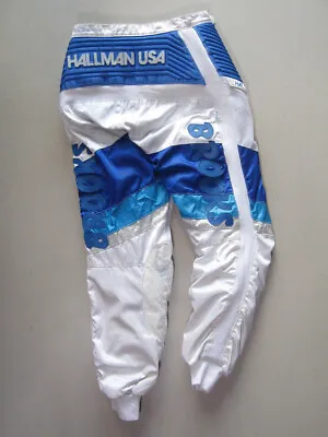Vintage Hallman USA Motocross Pants Size 32  '89 Brooks Rare!! • $79
