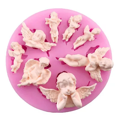 Angel Baby Silicone Mold Fondant Mould Chocolate Mould Cake Decorating Tool_hg • £6.28