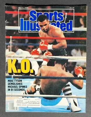 1988 Sports Illustrated Mike TYSON Minnesota LAKERS Angels FIELD OF DREAMS • $9.75