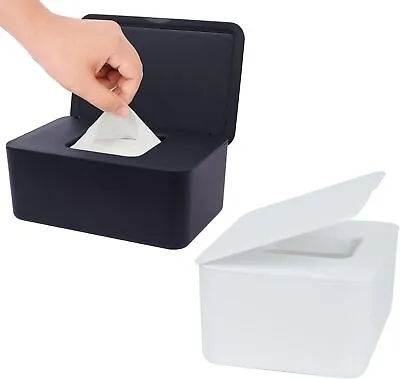 Wet Wipes Dispenser Box Baby Wipes Dispenser Toilet Wipes Dispenser Box With Lid • £6.45