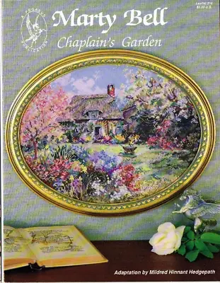 Marty Bell Chaplain's Garden Cross Stitch Chart Pattern 1990 Vintage Hedgepath • $11.89