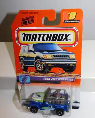 Matchbox 1999 #9 1998 Jeep Wrangler • $2.99