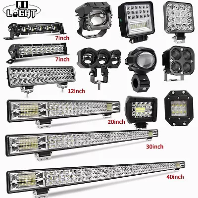 COLIGHT LED Light Bar Spot Flood Offroad Roof Lights Driving Lamp Trucks Car 4WD • $63.56