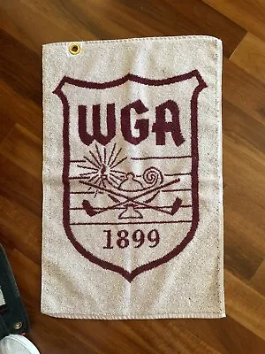 Vintage WGA Martex Golf Towel Green Burgandy • $9.95
