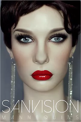 Rare NEW JOHN NISSEN Female Mannequin Schaufensterpuppe Realistic Eyes Sexy Doll • $799