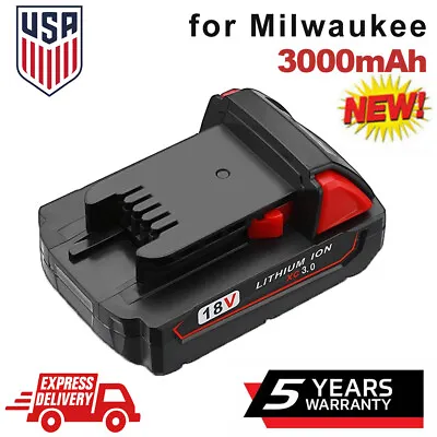  For Milwaukee 18V Battery M18 48-11-1820 Lithium 3.0Ah 18 Volt Compact Tool NEW • $19.92