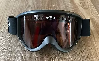 Smith Ski Snowboard Goggles Adjustable Black Orange Lens Men’s • $25