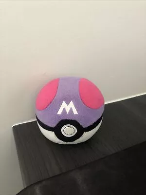 Pokemon Tomy 2017 Pokeball Pink / Purple / White Master Ball Plush Soft Toy • $11.95