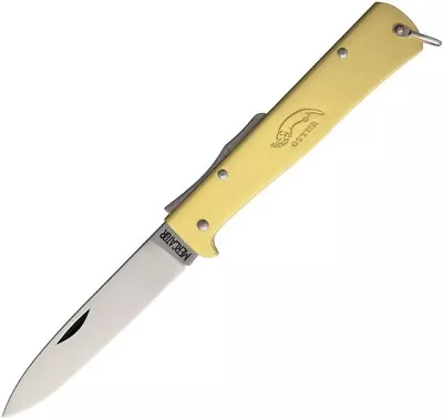 OTTER-Messer 10-736 RG Mercator Clip 4.25  Folding Knife Brass Handle • $69.21