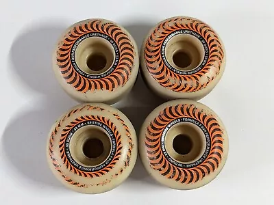 Spitfire Formula Four F4 Classic Shape 53mm 99a Skateboard Wheels Lightly Used • $21.99