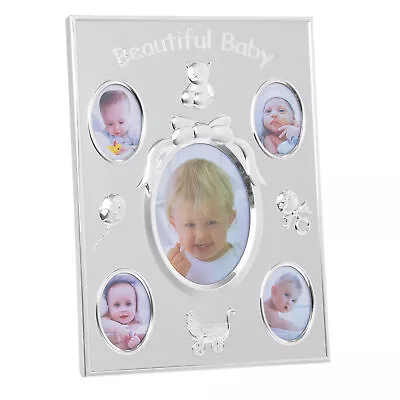 New Baby Gift - Multi Photo Frame - Holds 5 Pictures - Choose Design • $16.70