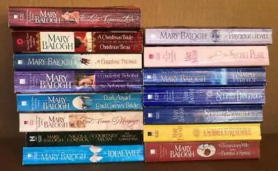 15 Books/19 Stories Lot Of Mary Balogh Historical Romance Some Regencies • $24.99