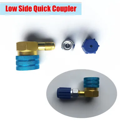 Auto Car A/C 1/4 SEA Fitting Connector Adapter R1234YF To R134A Quick Coupler • $12.49