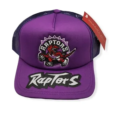 Mitchell & Ness Toronto Raptors Puff The Magic Trucker Adjustable Snapback Hat • $36.99