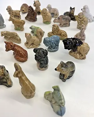 30 X Wade Whimsies Wade Animals Dog Duck Pig Cow Frog Owl Hippo Rabbit • £85