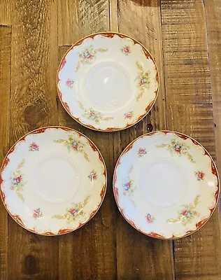 Aladdin Fine China Made In Occupied Japan - Appetizer/Dessert Plates - Set Of 3 • $5.49