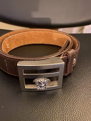 Vintage Gianni VERSACE Men’s Leather Belt L 40-42 • $60