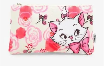 NWT Loungefly Disney The Aristocats Marie Cat Floral Makeup Bag Cosmetic Pouch • $14.99
