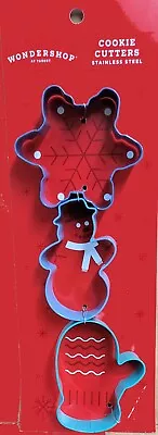 Wondershop At Target * Christmas Cookie Cutters * 3 Pack * Moc * Snowflake  • $12.95