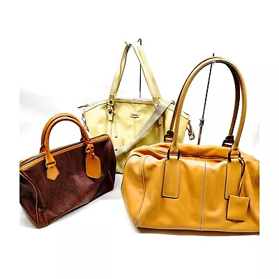 Etro Hand Bag Etro Tods Hand Bag Boston Bag 3 Set Browns PVC 1018416 • $2.25