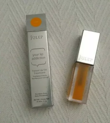 JULEP Your Lip Addiction Tinted Lip Oil Treatment In Crave .14 Oz NEW In Box • $5.99