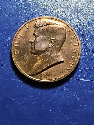 1961 John F Kennedy Inaugurated President Bronze Medal (M.T.#0196) • $3.99