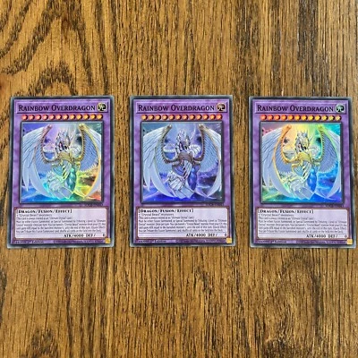 $4.99 • Buy YuGiOh - Rainbow Overdragon X 3 - Ultra Rare - SDCB-EN043